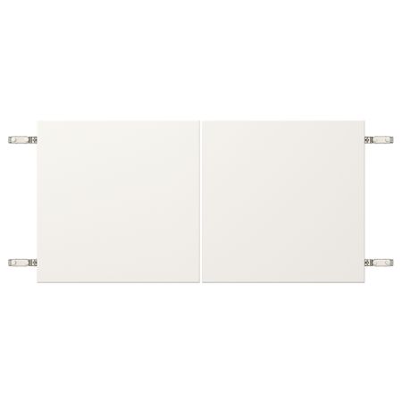 Пара дверец с петлями, 80x40 см, белый IKEA VEDDINGE ВЕДДИНГЕ 494.691.47