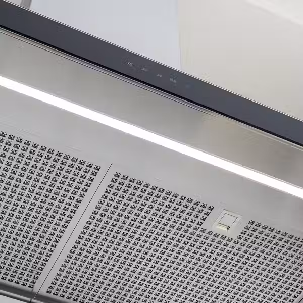 KULINARISK Вытяжка кухонная стен креп (колпак) - нержавеющая сталь/стекло 90 см - фото 6