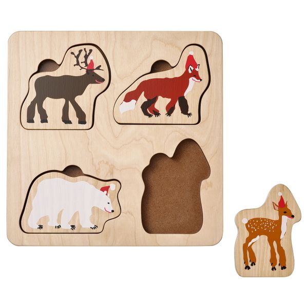 Головоломка, разноцветный IKEA VINTER 2021 ВИНТЕР 2021 905.040.01 - схема-чертеж с размерами