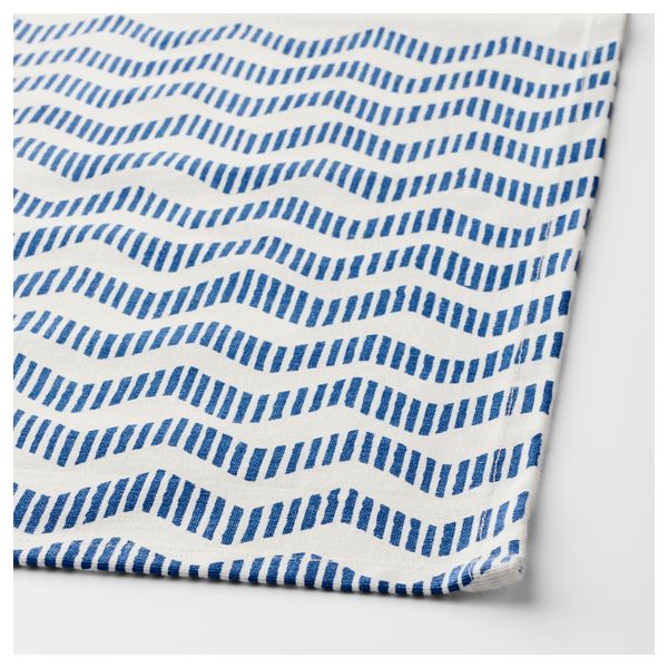 Полотенце кухонное СОММАР 2016, белый, синий (50x70 см) - фото 5