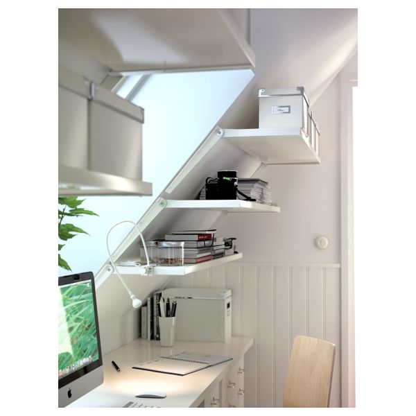 Софит настенный, с зажимом, светодиодн, белый IKEA ЯНШО 903.607.19 - фото 5