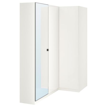 Гардероб угловой, белый, Фардаль Викедаль, 160/88x201 см IKEA ПАКС 993.038.85