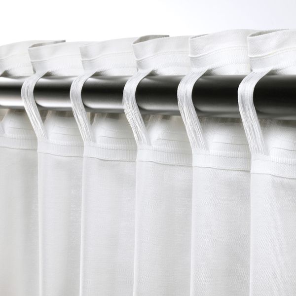 Гардины, 2 шт., белый 145x300 см IKEA ANNALOUISA АННАЛУИЗА 704.108.19 - схема-чертеж с размерами