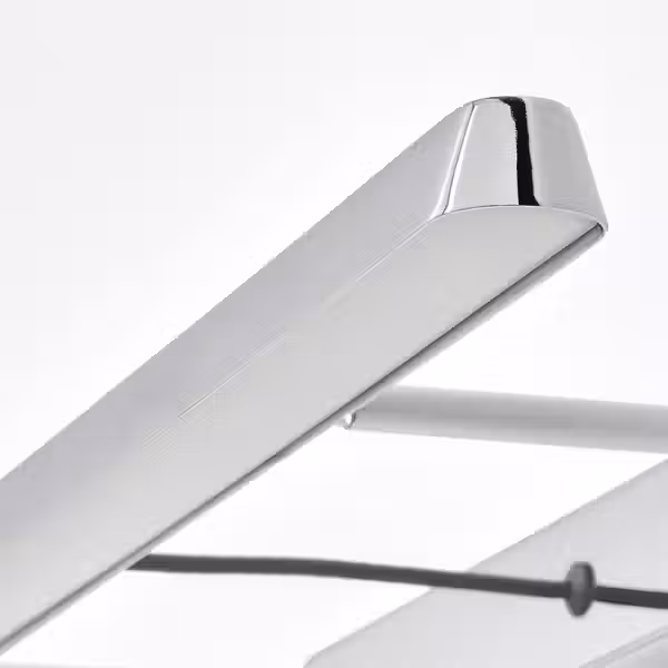 FLASKPOST ФЛАСКПОСТ Светодиодная подсветка шкафа/стены - хромированный 56 см - схема-чертеж с размерами