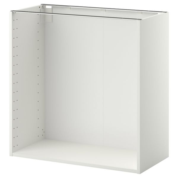 Каркас напольного шкафа, белый 80x37x80 см IKEA METOD МЕТОД 503.679.87 - схема-чертеж с размерами