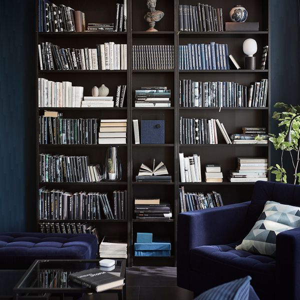 Стеллаж, 80x28x202 см, черно-коричневый IKEA BILLY БИЛЛИ 402.638.48 - фото 4