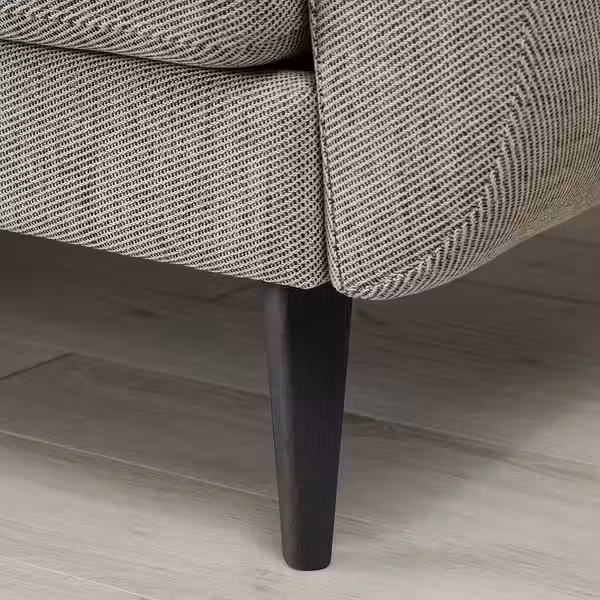 SMEDSTORP 3-местный диван с козеткой - Viarp бежевый/коричневый/чёрный - фото 6