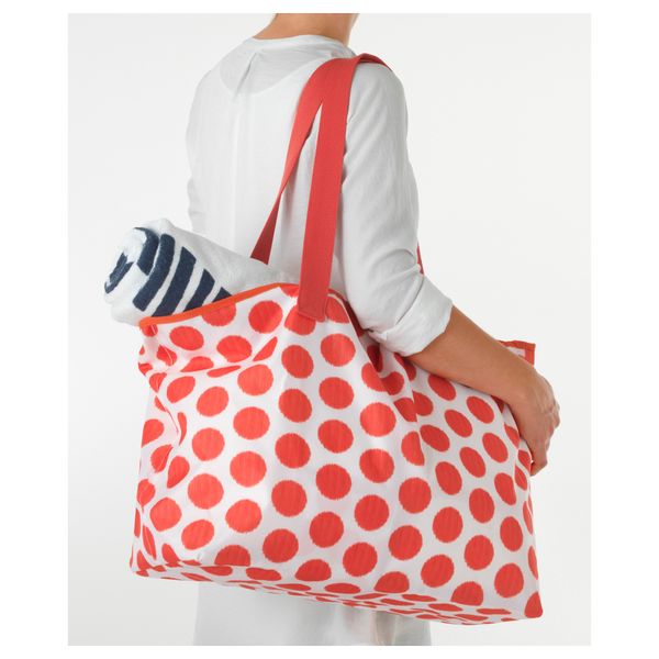 Сумка пляжная СОММАР 2016, красный, точечный - фото 3