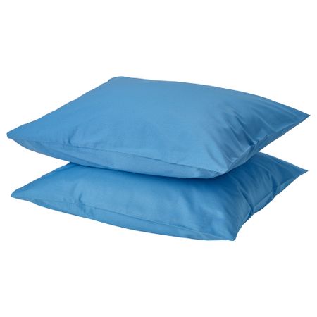 Наволочка, синий, 50x60 см IKEA DVALA ДВАЛА 005.757.19