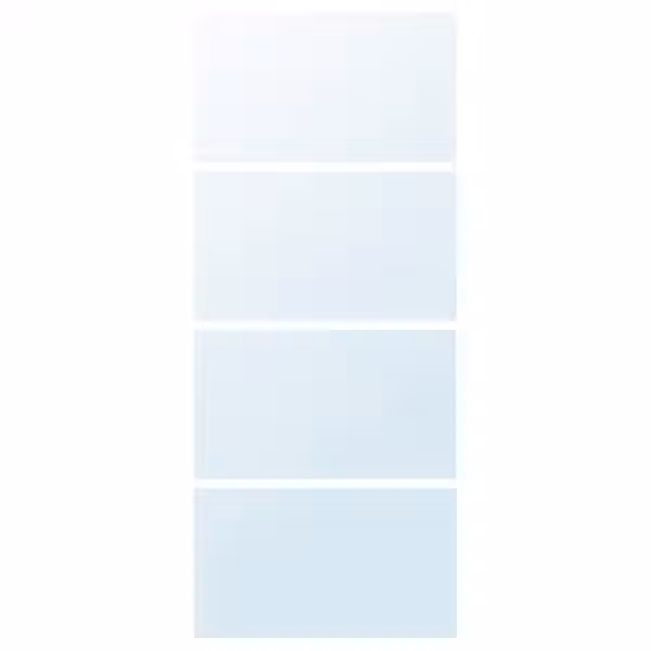 AULI 4 панели д/рамы раздвижной дверцы - зеркальное стекло 100x236 см - фото 1