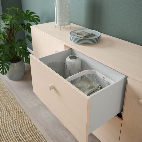 Сервант, под березу, 180x79 см IKEA ERSNÄS ЭРСНЕС 705.067.46 - фото 5