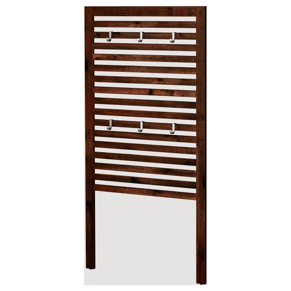 Настенная панель ЭПЛАРО, коричневый коричневая морилка (80x158 см) - фото 1