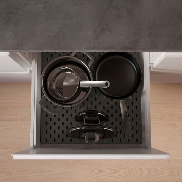 UPPDATERA Перфорированная панель ящика - антрацит 60 см - фото 3