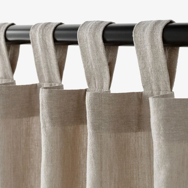 Гардины с прихватом, 2 шт., светло-бежевый 140x300 см IKEA LENDA ЛЕНДА 903.705.82 - схема-чертеж с размерами