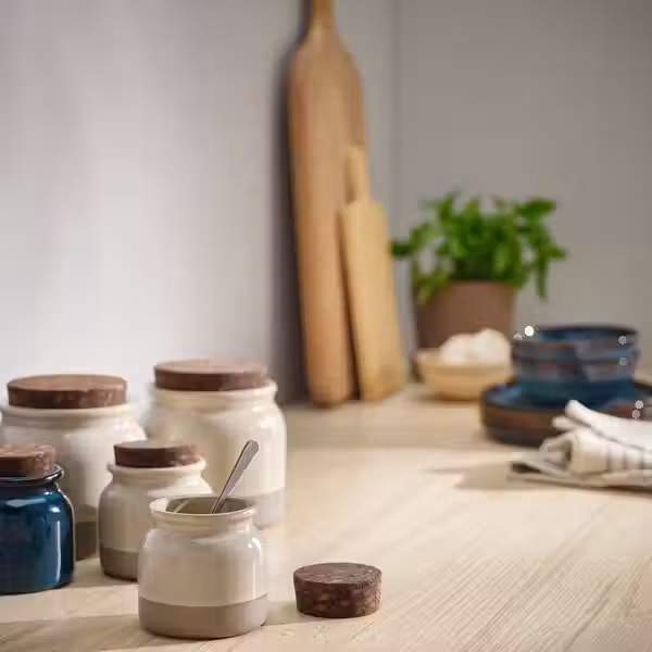 BRUGDHAJ БРУГДХЭЙ Емкость с крышкой - бежевый 0.3 л - фото 2