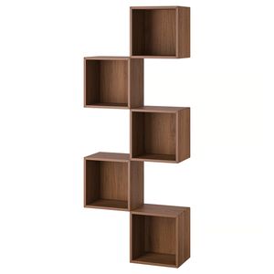 EKET Комбинация д/хранения - коричневый под грецкий орех 70x25x175 см