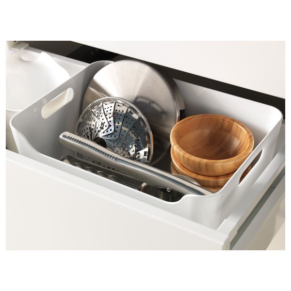 Контейнер, белый, 34x24 см IKEA VARIERA ВАРЬЕРА 701.772.55 - фото 3