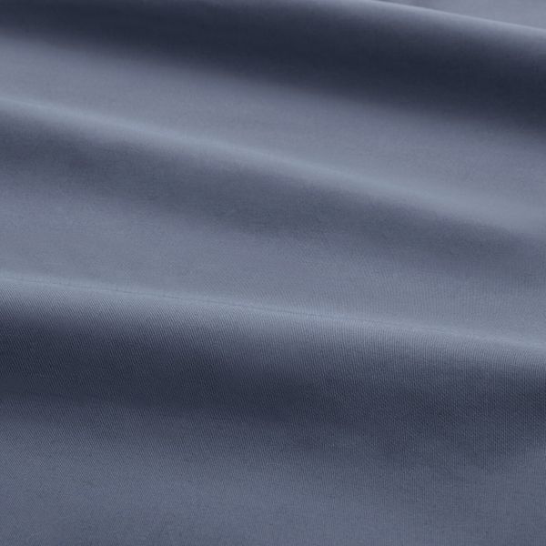 Натяжная простыня для тонкого матраса, сине-серый 160x200 см IKEA СЁМНТУТА 304.126.55 - фото 4