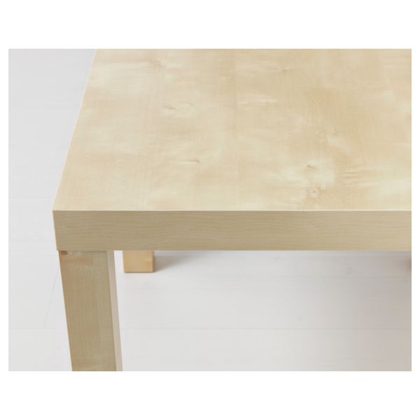 Придиванный столик ЛАКК, под березу (55x55 см) - схема-чертеж с размерами