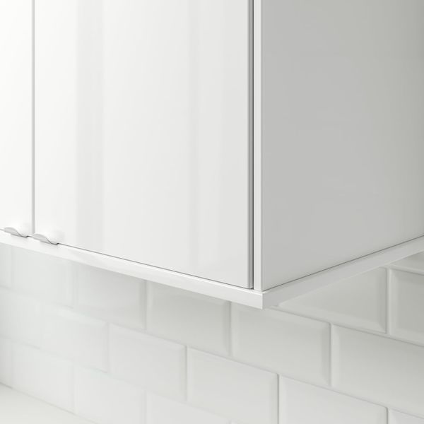 Карниз декоративный закругленный, глянцевый белый 221 см IKEA FÖRBÄTTRA ФОРБЭТТРА 203.975.18 - фото 4