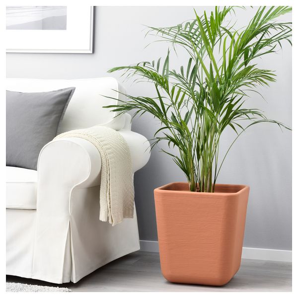 Кашпо ОСТЛИГ, д/дома/улицы красно-коричневый (37x37 см) - фото 3