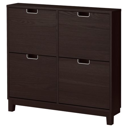 Галошница, 4 отделения СТЭЛЛ, черно-коричневый (96x90 см)