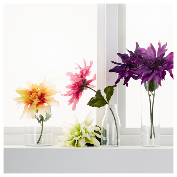 Цветок искусственный СМИККА, Георгин разные цвета (35 см) - фото 2