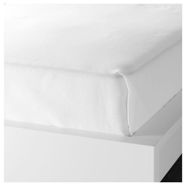 Простыня, белый, 150x250 см IKEA КНОППА 503.703.91 - фото 2