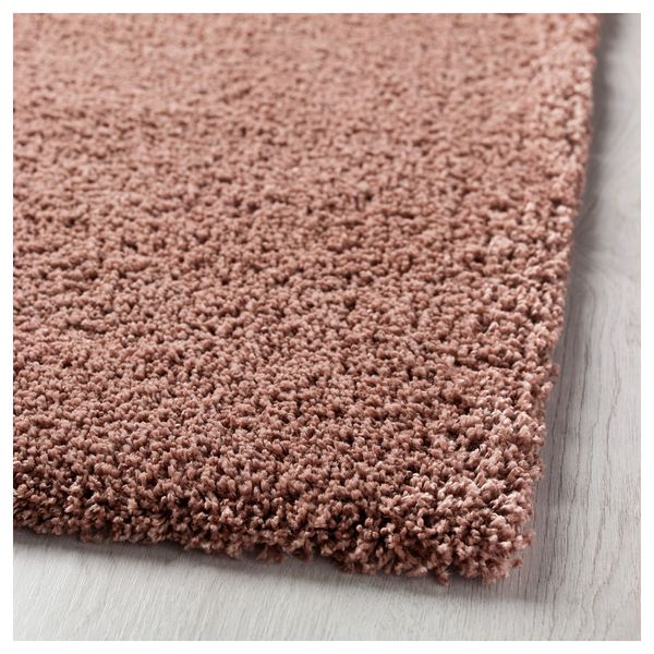 Ковер, длинный ворс ОДУМ, светлый коричнево-розовый - фото 2