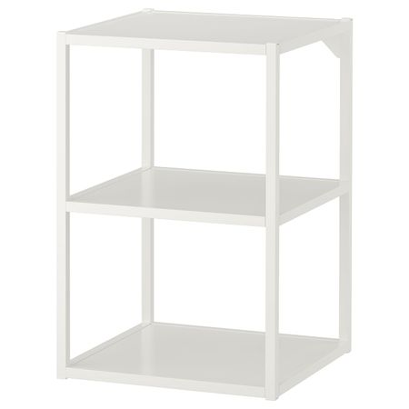 Напольный каркас с полками, белый 40x40x60 см IKEA ENHET ЭНХЕТ 605.052.24
