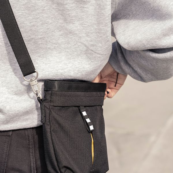 Сумка через плечо, 17x5x20 см/2 л, черный IKEA VÄRLDENS 004.879.11 - фото 5