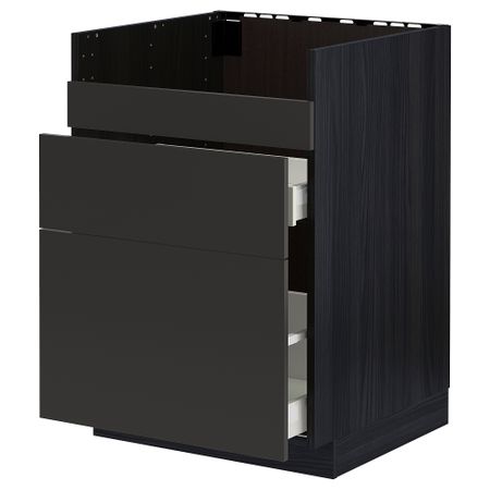 Напольный шкаф для мойки ХАВСЕН, 3 фасада, 2 ящика IKEA METOD МЕТОД, MAXIMERA МАКСИМЕРА 494.974.71