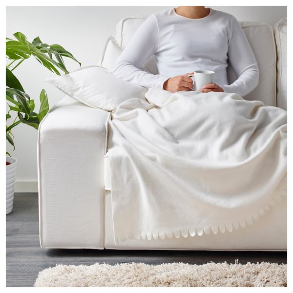 Плед ПОЛАРВИДЕ, белый (130x170 см) - фото 4