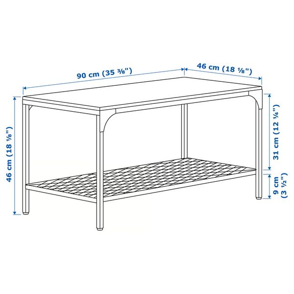 IKEA, дополнительный ракурс - схема-чертеж с размерами