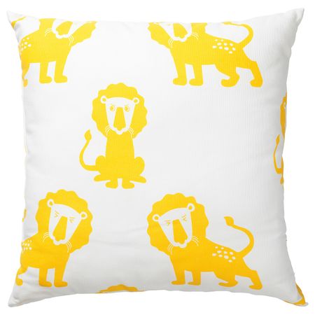 Подушка, лев, желтый, 50x50 см IKEA ДЬЮНГЕЛЬСКОГ 503.937.45