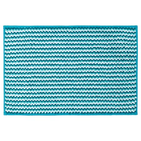 Коврик для ванной ИГГШЁН, бирюзовый (40x60 см)