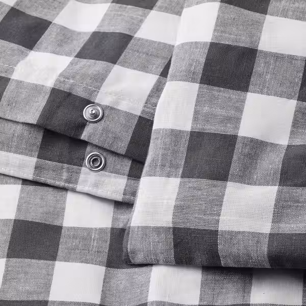 EKTANDVINGE ЭКТАНДВИНГЕ Пододеяльник и 2 наволочки - фото 4