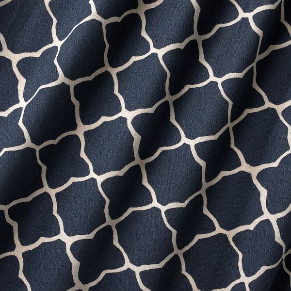 Гардины, 2 шт., синий-белый 145x300 см IKEA CITRUSTRÄD ЦИТРУСТРЭД 604.981.48 - фото 2