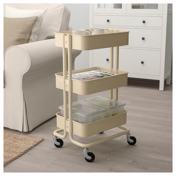 Тележка РОСКУГ, бежевый (35x45x78 см) - фото 3
