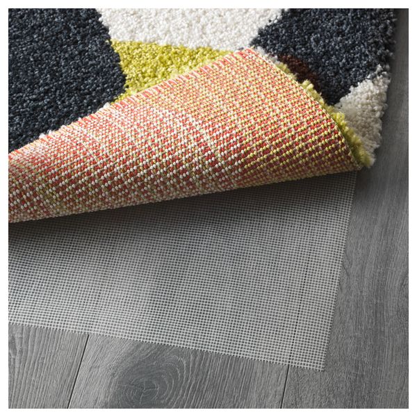 Ковер, длинный ворс ЙЕРНВЕД, разноцветный (160x230 см) - схема-чертеж с размерами