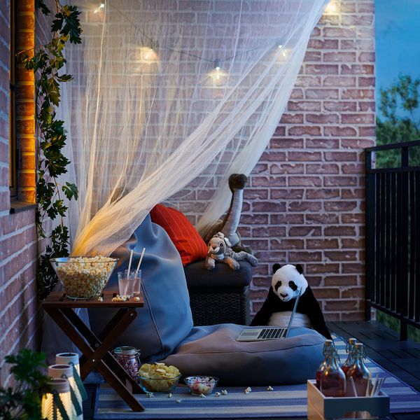 Гирлянда, 12 светодиодов, для сада на солнечной батарее/мини-фонарь бежевый IKEA SOLVINDEN СОЛВИДЕН 204.870.38 - фото 4