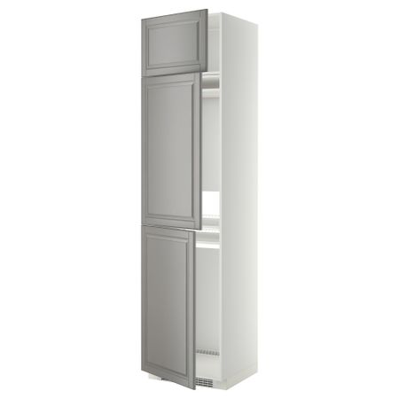 Высокий шкаф для холодильник, морозилки, 3 дверцы IKEA METOD МЕТОД 494.556.40