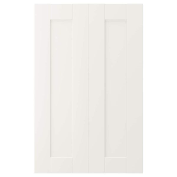 Дверца для напольного углового шкафа, 2шт, белый 25x80 см IKEA SÄVEDAL СЭВЕДАЛЬ 503.672.56 - фото 1
