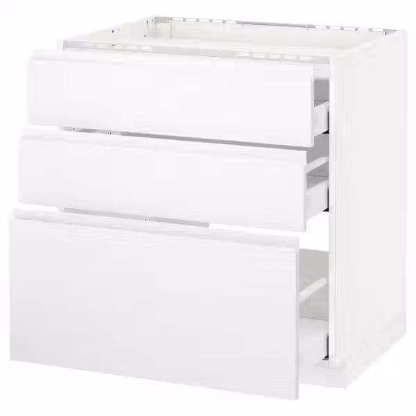 METOD / MAXIMERA Напольн шкаф/3фронт пнл/3ящика - фото 1