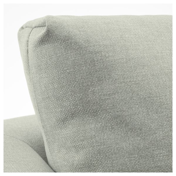 Кресло КОАРП, Гуннаред светло-зеленый, черный - фото 3