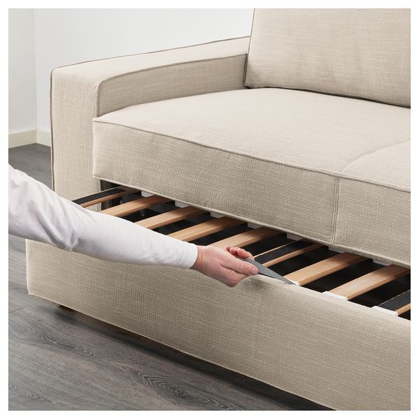 3-местный диван-кровать ВИЛАСУНД, Хилларед бежевый - фото 3