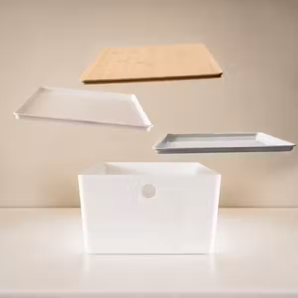 KUGGIS Контейнер - белый 26x35x15 см - фото 7