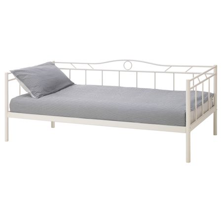 Каркас кушетки с реечным дном, белый 90x200 см IKEA RAMSTA РАМСТА 992.658.26