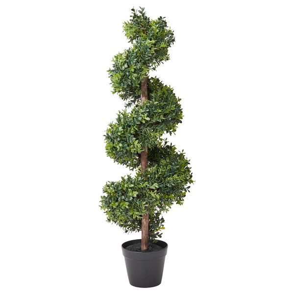 Искусственное растение в горшке ФЕЙКА, д/дома/улицы, самшит витой (17 см) - фото 1