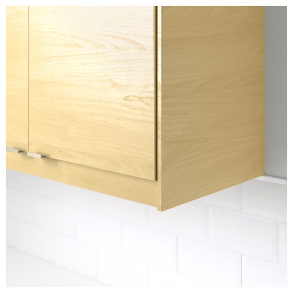 Карниз декоративный закругленный ТИНГСРИД, под березу (221 см) - схема-чертеж с размерами